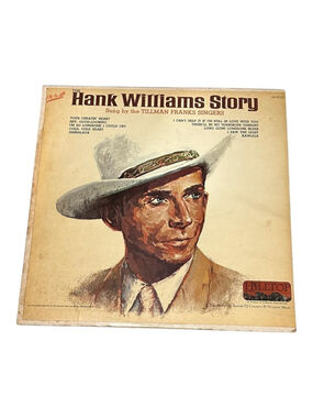 Vintage Tillman Franks Singers Vinyl LP Hank Williams Hilltop Country Black USA